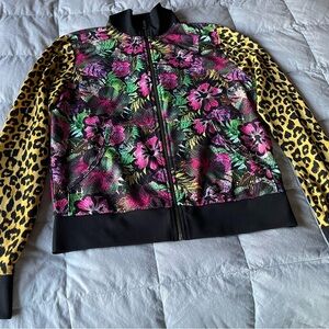 Zumba®️ Pachanga la Gozadera Floral Mesh Zip Up Jacket